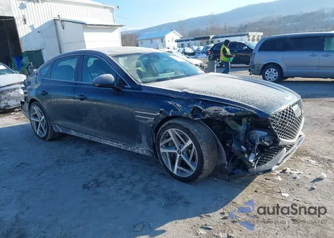 2024 Genesis G80 3.5T Sport Awd из США, поврежденный, VIN KMTGB4SD9RU205355